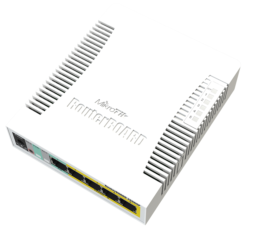 MikroTik CSS106-1G-4P-1S RouterBoard 260GSP Network Switch